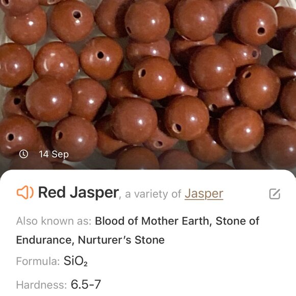 Genuine Red Jasper Short Necklace, Gemstone & Silver Cat on the Moon Charm - Picture 12 of 13